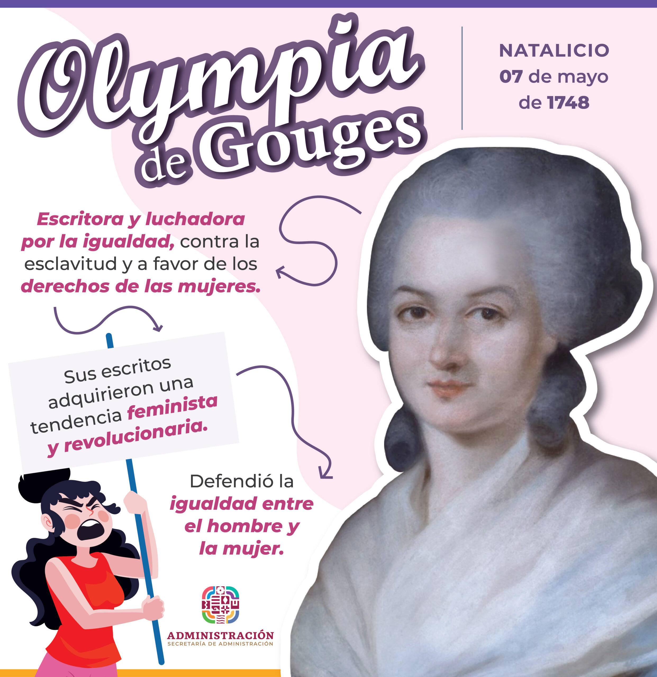 Natalicio de Olympia de Gouges