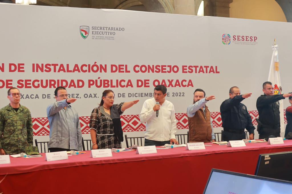 Foto Instala Gobierno De Oaxaca Consejo Estatal De Seguridad P Blica Del Estado