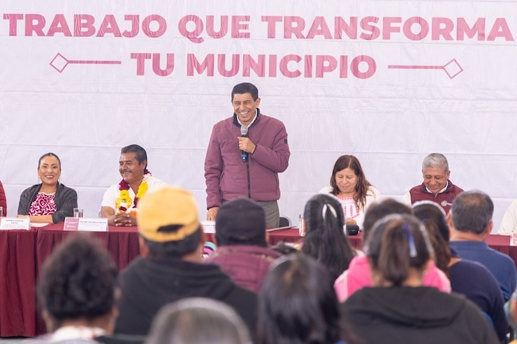 Impulsa Gobierno de Oaxaca el desarrollo integral de San Juan Sayultepec