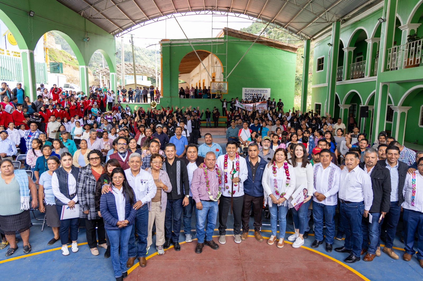 La Primavera Oaxaqueña cumple con los pueblos más rezagados, asegura Salomón Jara en San Antonino el Alto