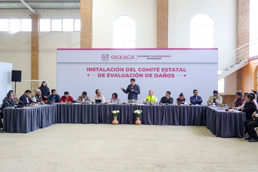 Comunidades de la zona Mixe son atendidas tras el paso de la tormenta tropical Nadine