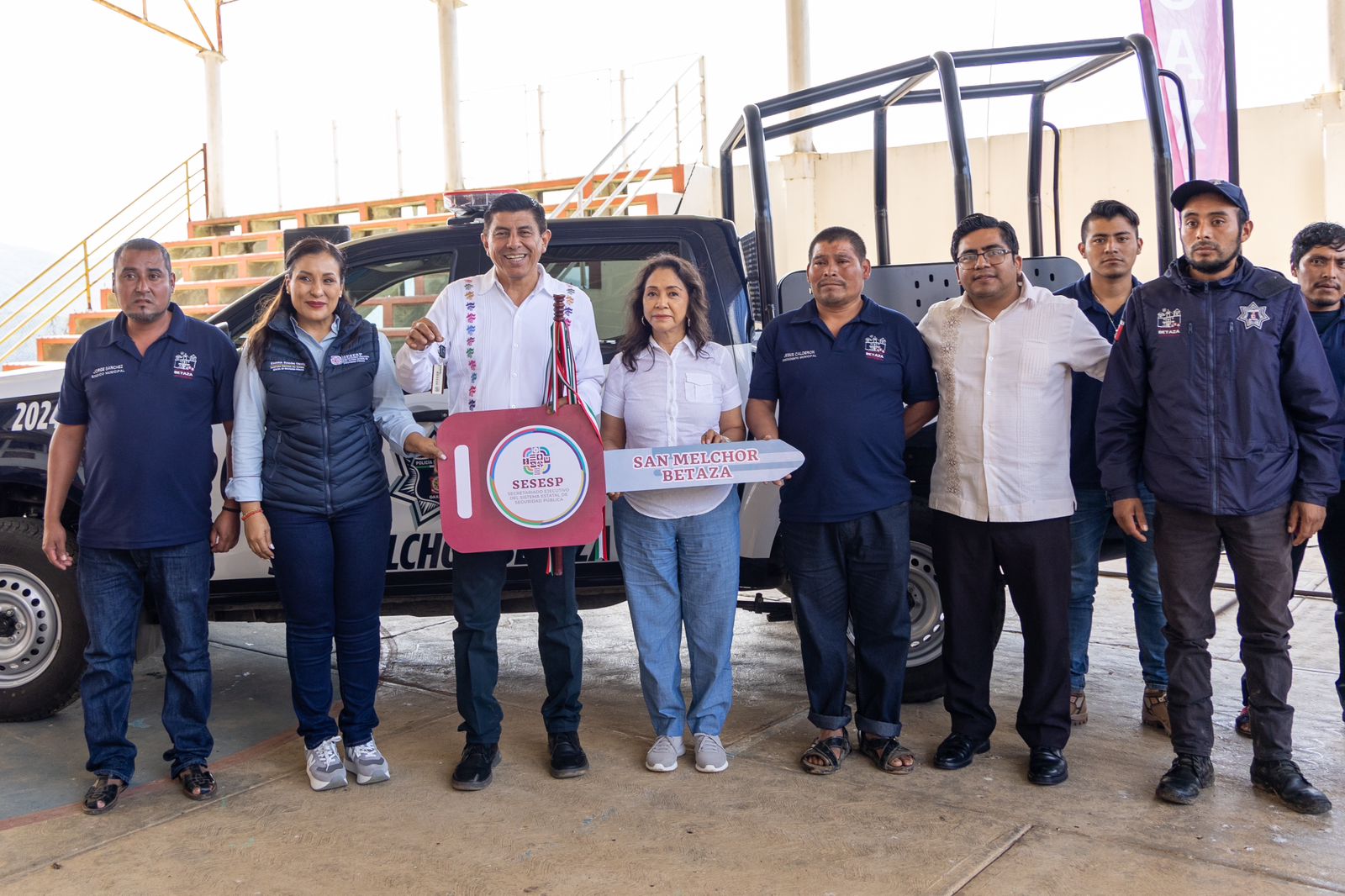 Gobierno de Oaxaca fortalece estrategia de seguridad en San Melchor Betaza 